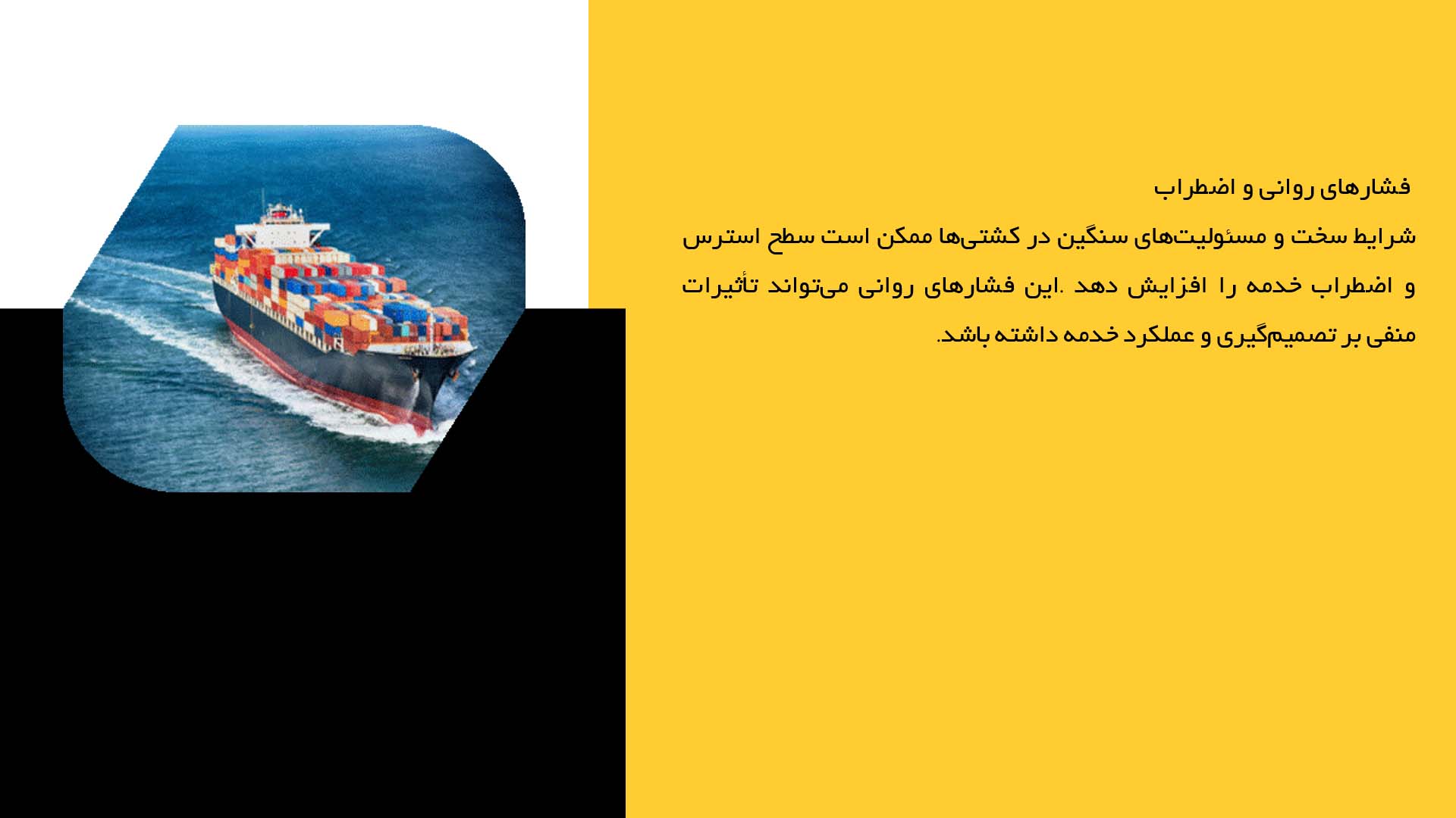 پاورپوینت در مورد اثرات روانشناختی سفرهای طولانی دریایی